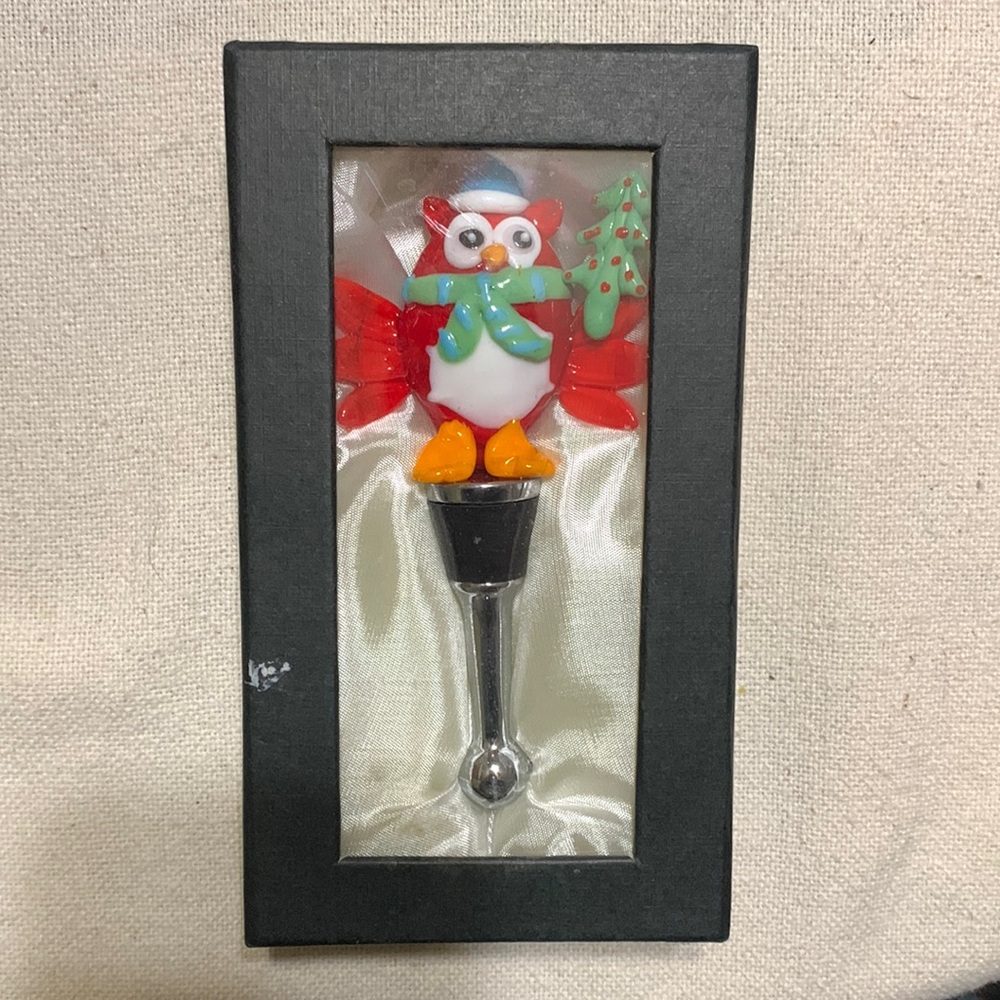Decorative Christmas 🎄 Owl Wine Bottle Stopper